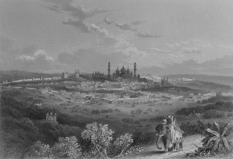 Delhi, Indien (gravyr) av J Ramage
