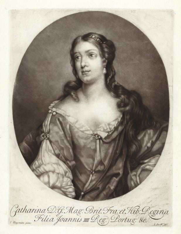 Porträtt av Katarina av Braganza av Jacob Huysmans