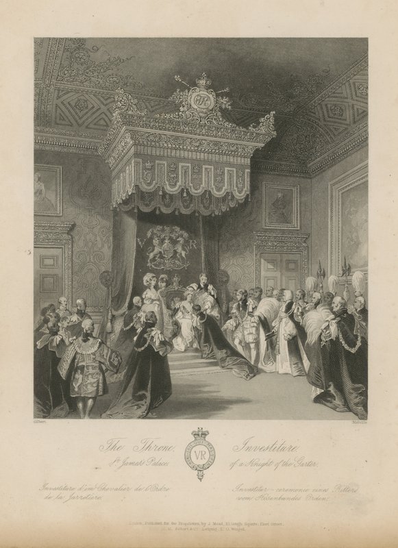 Troninstallation av en honnörsriddare av Jacob van der Heyden