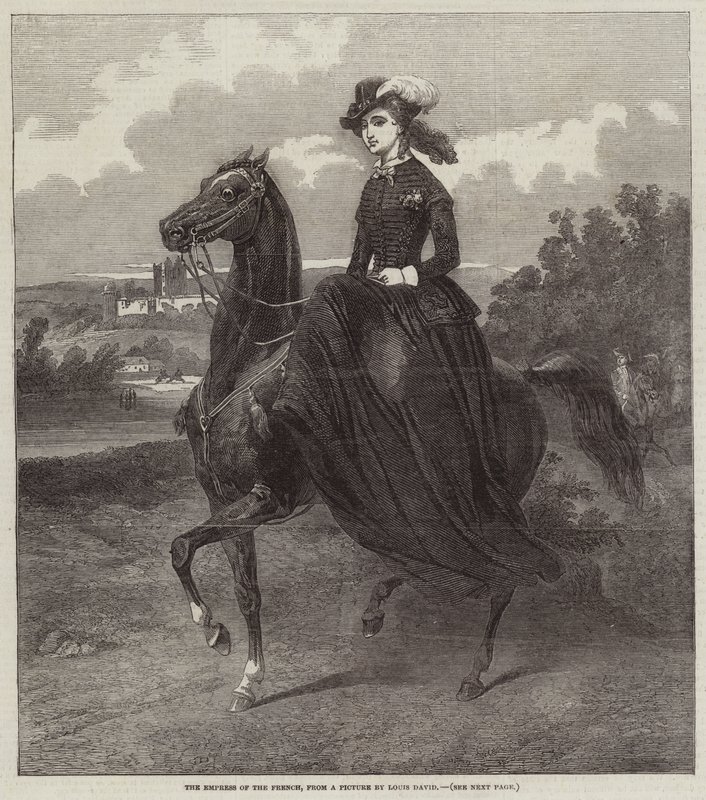 Fransmännens kejsarinna av Jacques Louis David