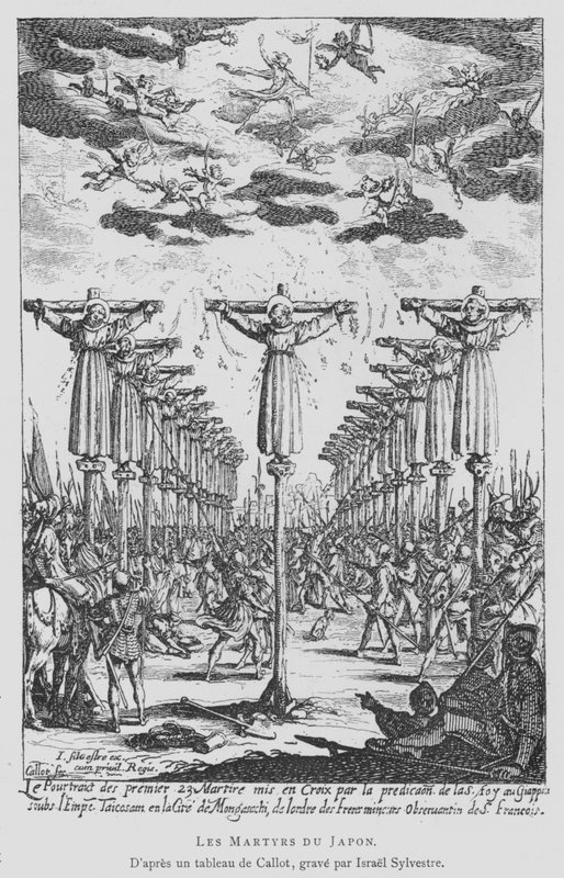Martyrerna i Japan av Jacques Callot
