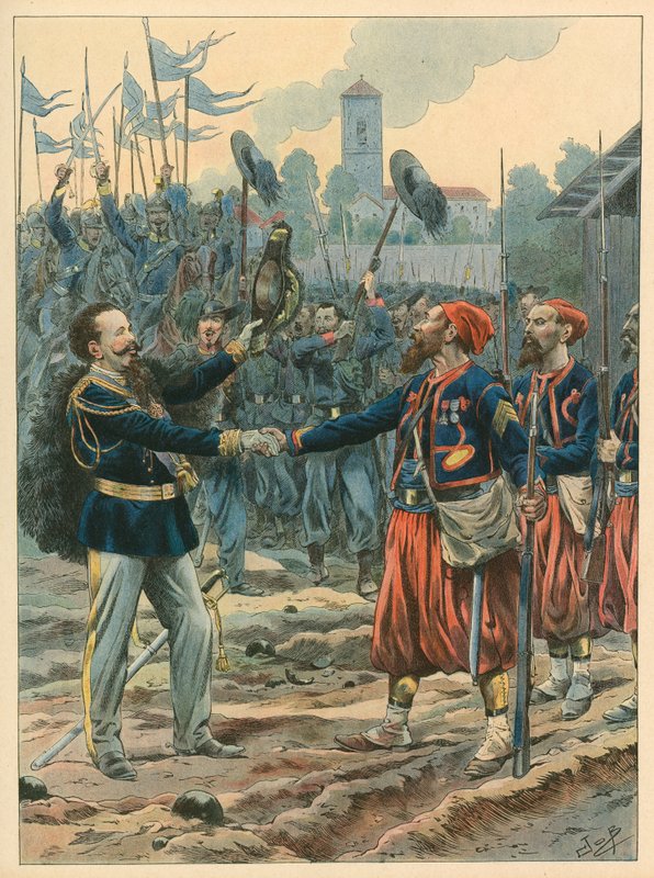 Italien - Kungliga marschen av Jacques Marie Gaston Onfray de Breville (Job)