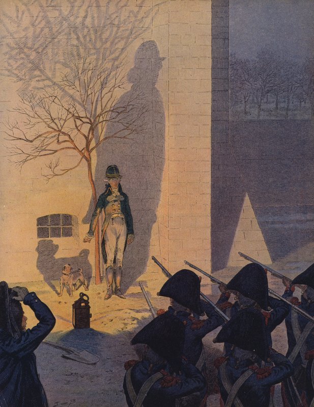 Avrättningen av Louis Antoine av Jacques Marie Gaston Onfray de Breville (Job)