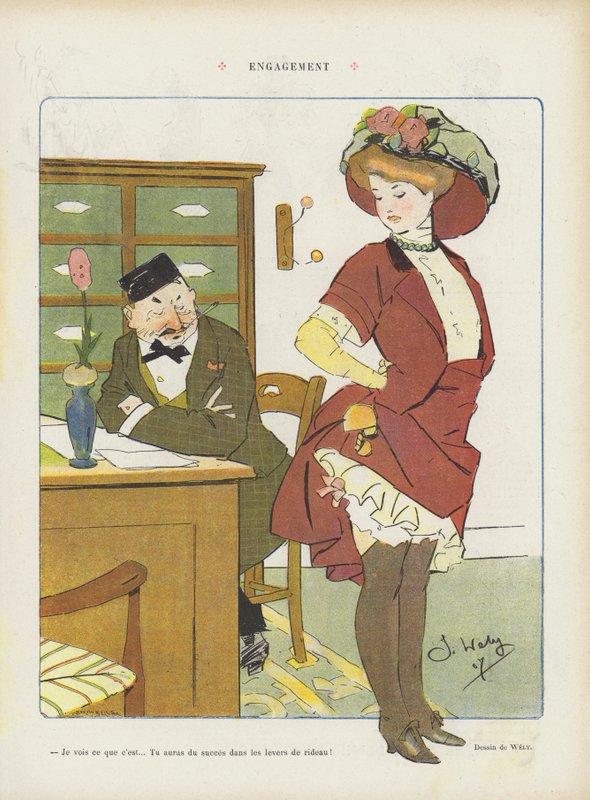 Illustration för Le Rire av Jacques Wely