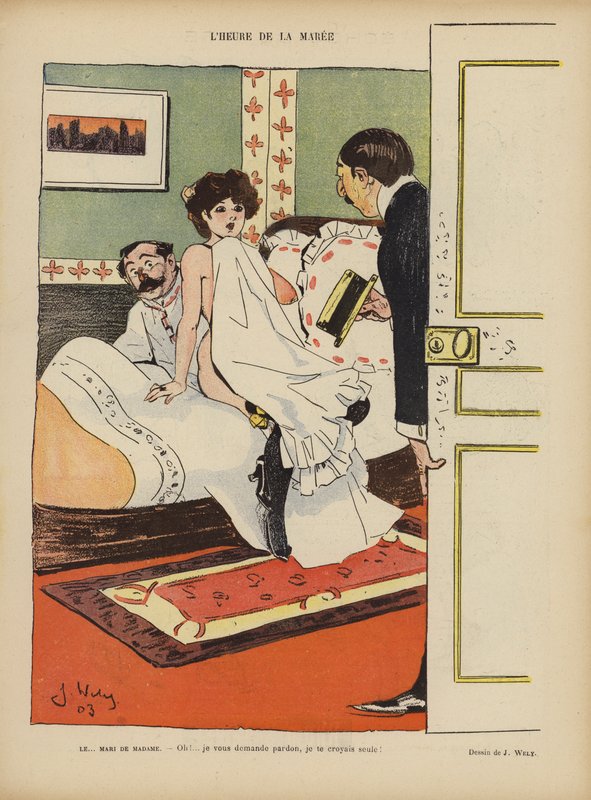 Illustration för Le Rire av Jacques Wely