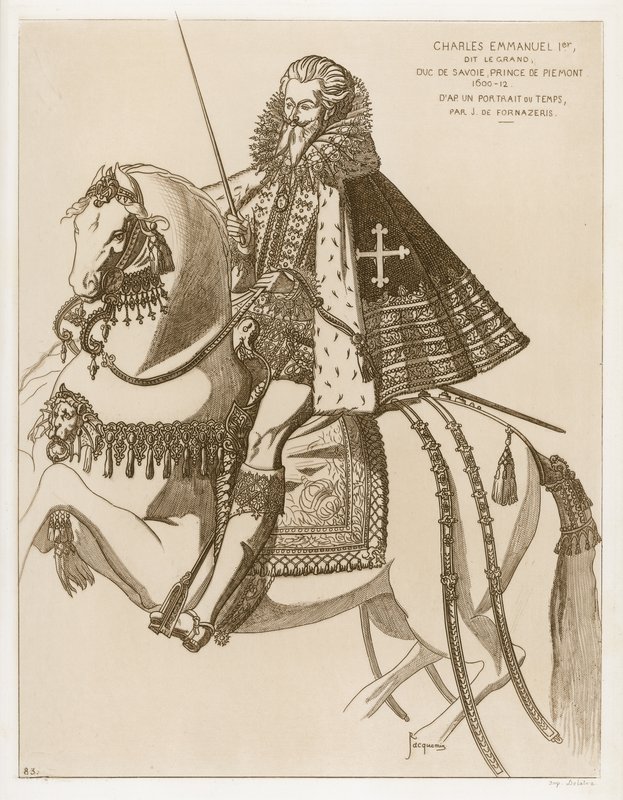 Karl Emanuel I av Jacques de Fornazeris