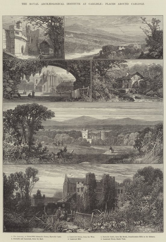 Det kungliga arkeologiska institutet i Carlisle, Platser runt Carlisle av James Burrell Smith