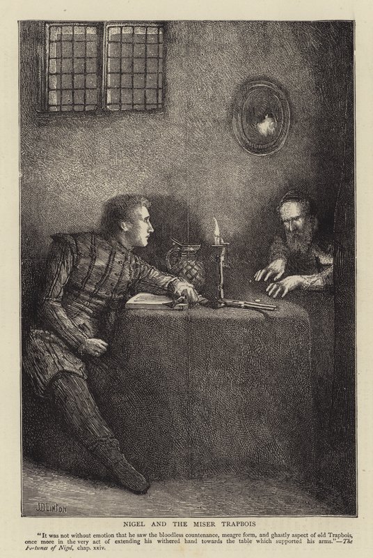 Nigel och snålen Trapbois av James Dromgole Linton