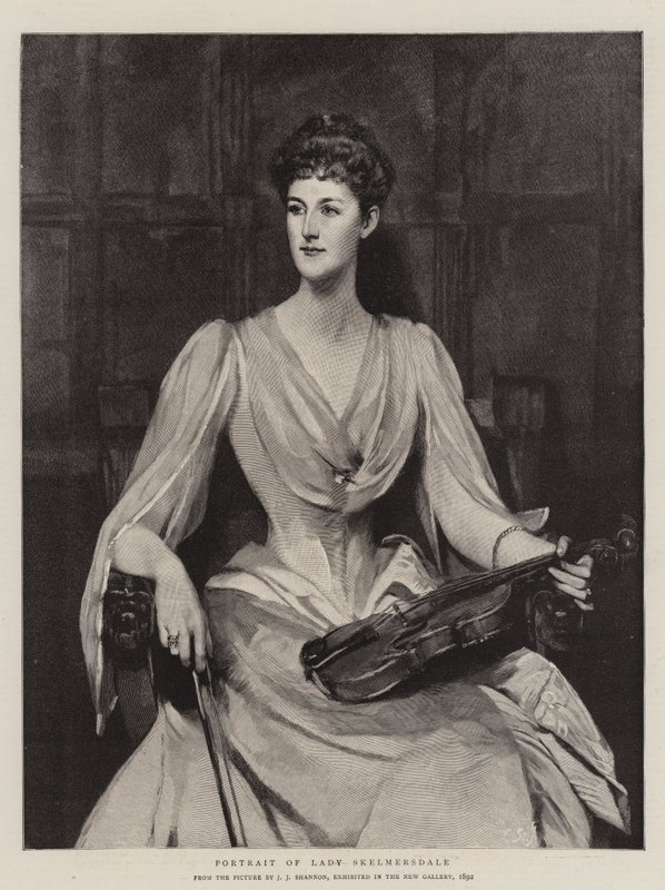 Porträtt av Lady Skelmersdale av James Jebusa Shannon
