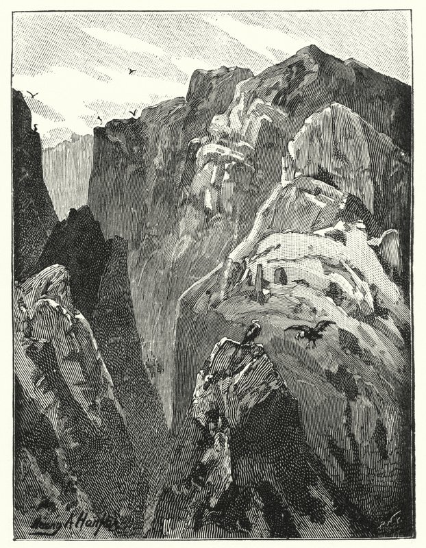Bergen nära Jeriko (litho) av James (after) Clark