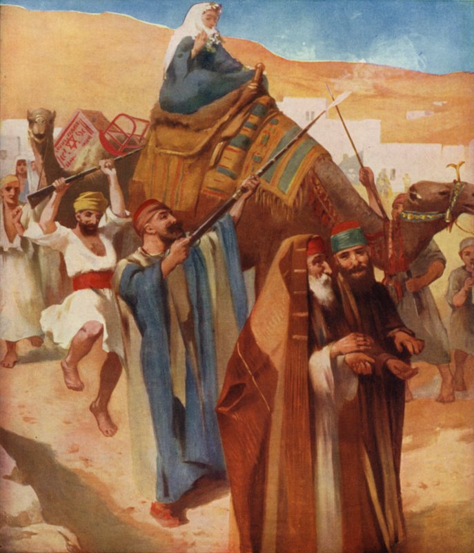 En bybrudsprocession av James Clark