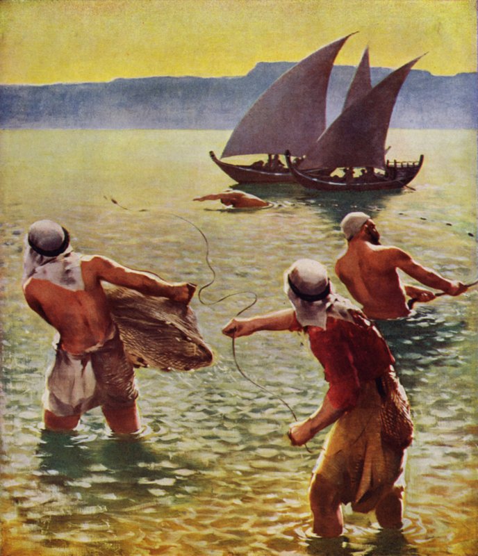 Fiske i Galileiska sjön av James Clark