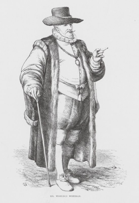 Mr Världsvan Wiseman (gravyr) av James Dawson Watson