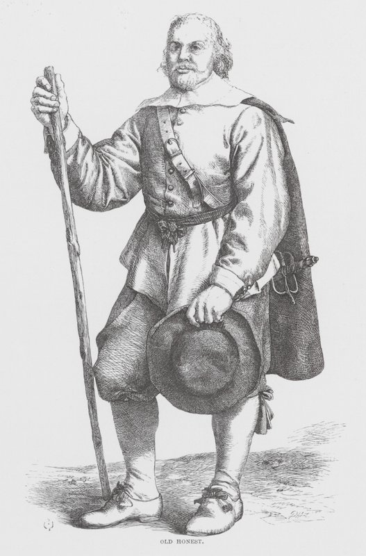 Gammal hederlig (gravyr) av James Dawson Watson