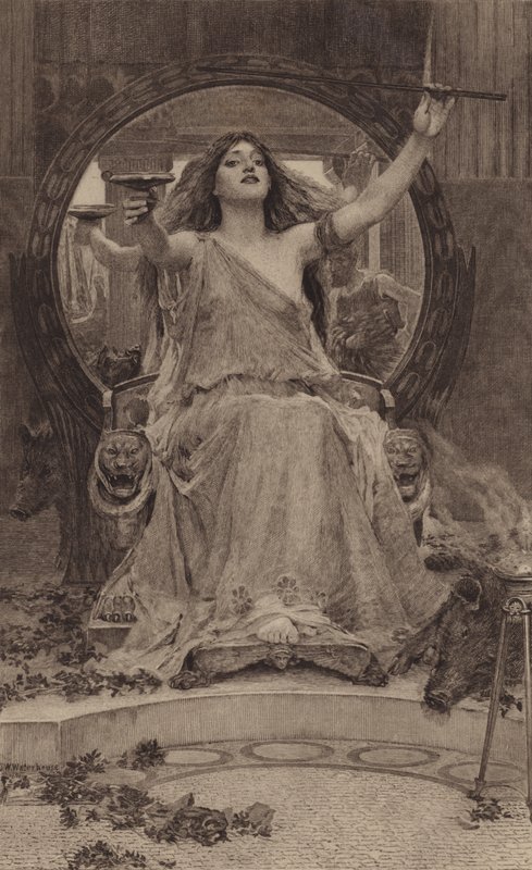 Circe (gravyr) av James Dobie