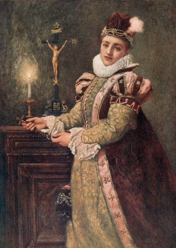 Maria, drottning av Skottland av James Dromgole Linton