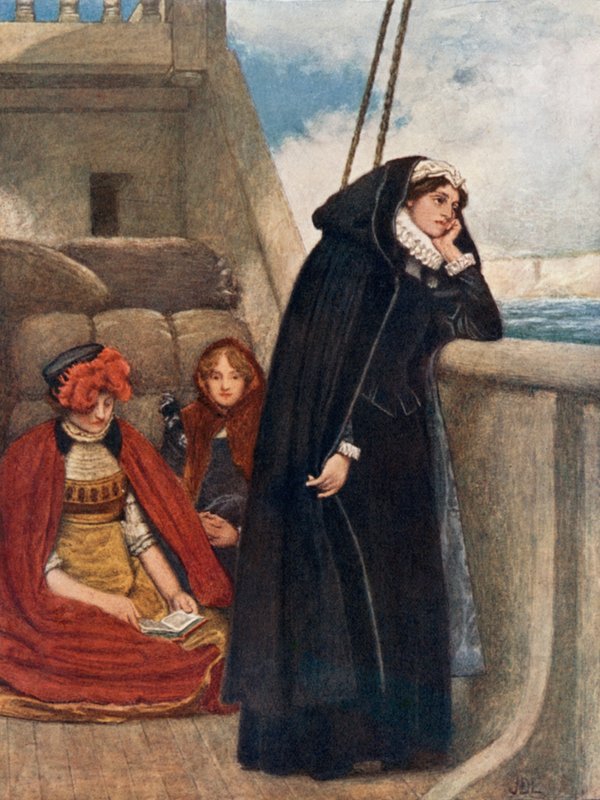Mary Sails från Frankrike: Hennes farväl till det landet av James Dromgole Linton