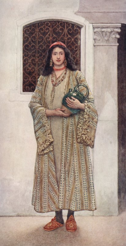 Shakespeares Köpmannen i Venedig: Jessica (färglitografi) av James Dromgole Linton