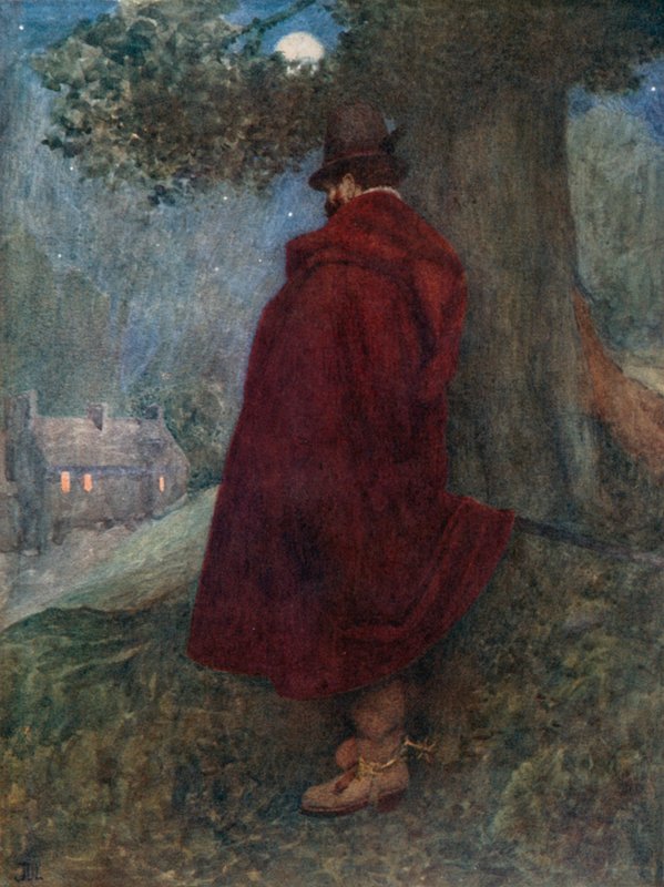 The Earl of Bothwell at Night Watching the Solitary House som heter Kirk-o-Field av James Dromgole Linton