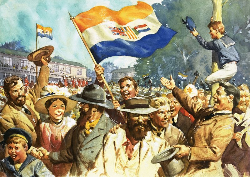 Födelse av Sydafrikanska unionen av James Edwin McConnell
