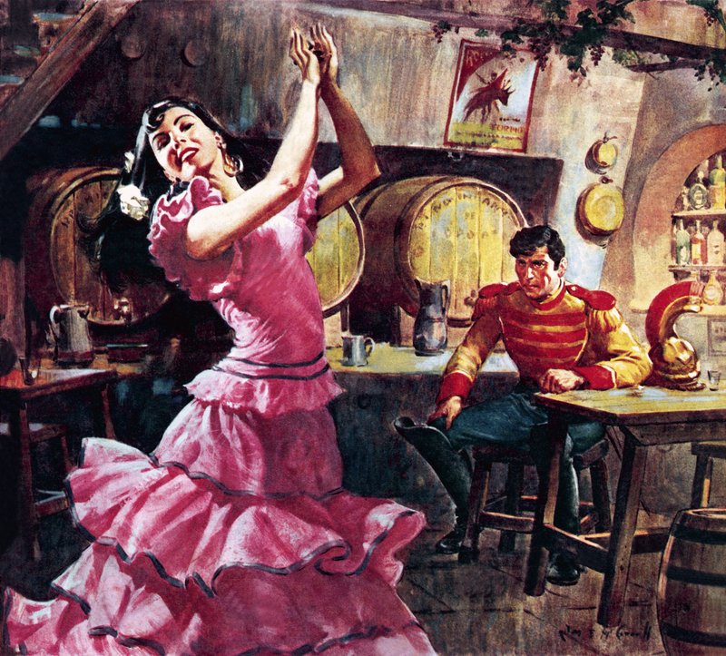 Carmen och Don Jose av James Edwin McConnell
