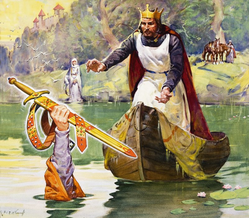 Berömda partnerskap: Arthur och Excalibur av James Edwin McConnell