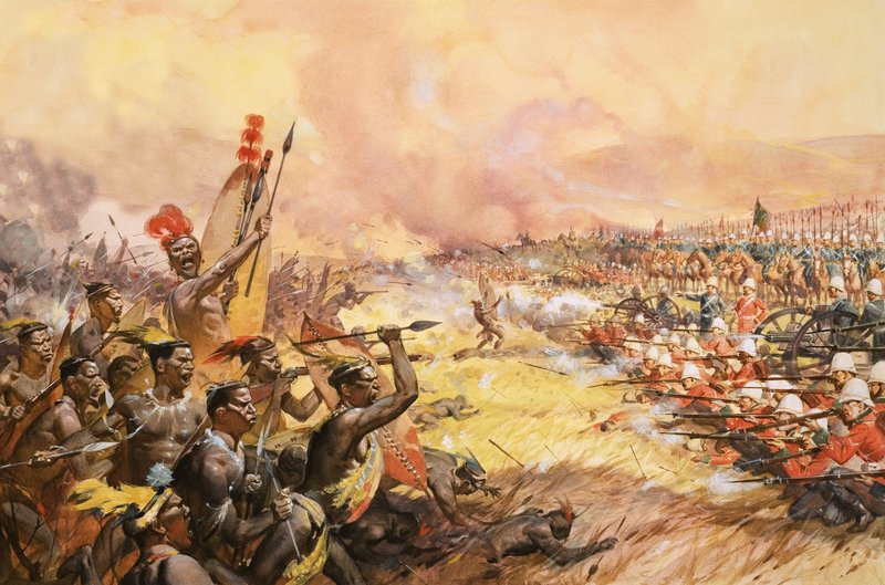 Massakern vid Ulundi av James Edwin McConnell