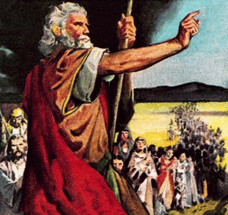 Moses i vildmarken av James Edwin McConnell