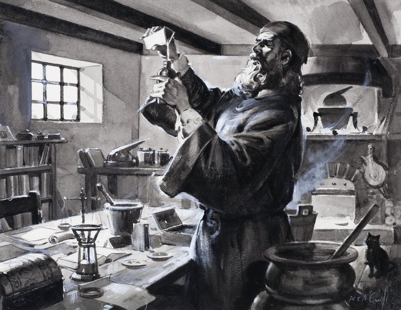 Roger Bacon, uppfinnaren av krut av James Edwin McConnell