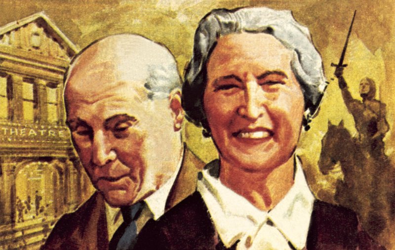 Sir Lewis Casson och Dame Sybil Thorndike av James Edwin McConnell