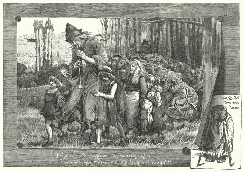The Pied Piper of Hamelin (gravyr) av James Elder Christie
