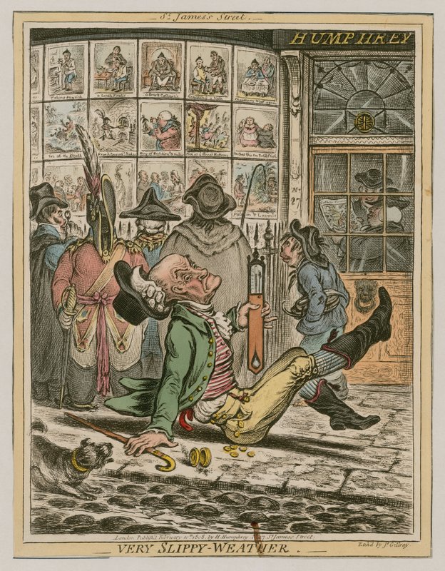 Mycket halt väder av James Gillray