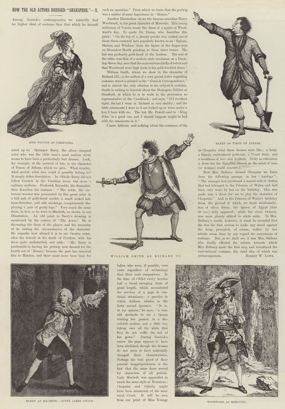 Hur de gamla skådespelarna klädde Shakespeare av James Godwin