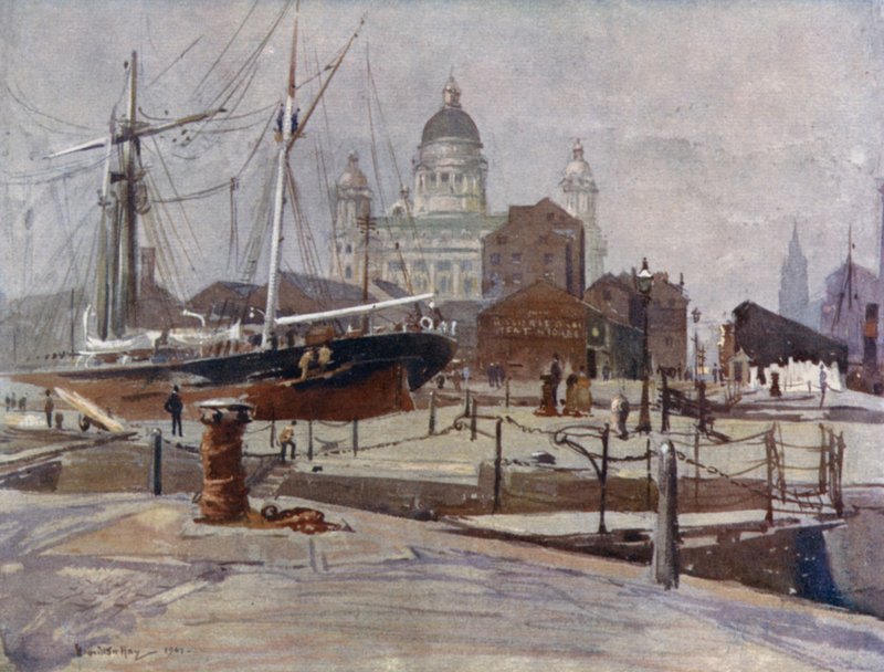 Dock Board Offices från Canning Graving Dock av James Hamilton Hay