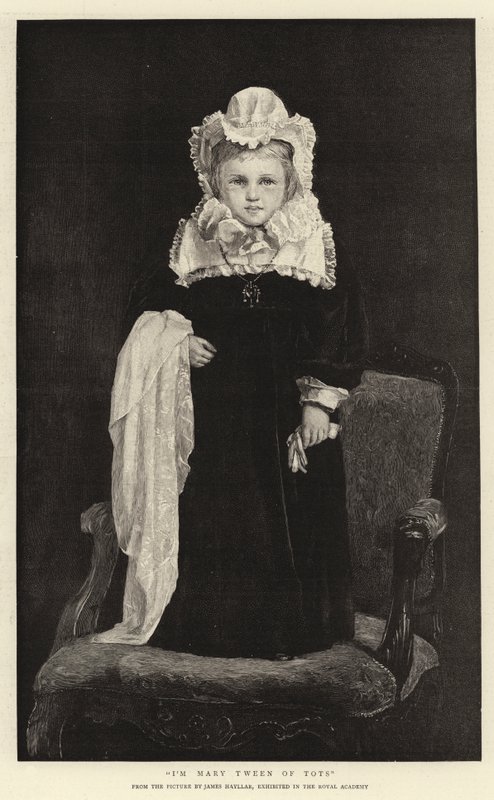 Jag är Mary Tween of Tots av James Hayllar