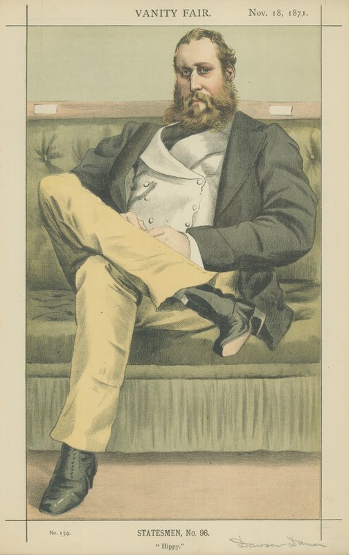 Lionel Seymour William Dawson-Damer (Earl of Portarlington) av James Jacques Joseph Tissot