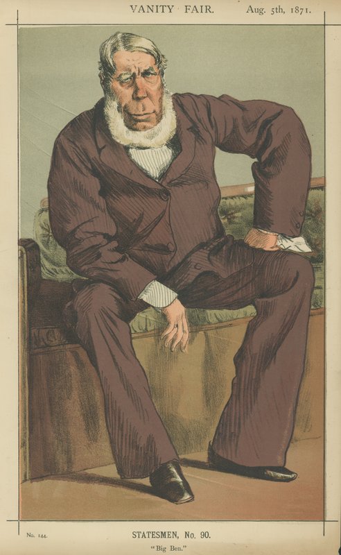 Mr George Bentinck (färg litho) av James Jacques Joseph Tissot