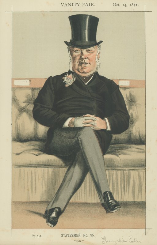 Mr Henry William Eaton (färg litho) av James Jacques Joseph Tissot