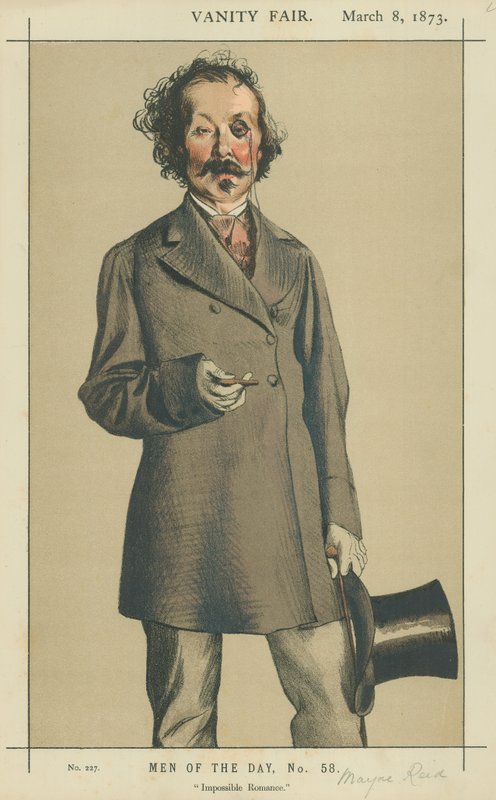Mr Talbot Mayne Reid, Omöjlig romantik, 8 mars 1873, tecknad Vanity Fair av James Jacques Joseph Tissot