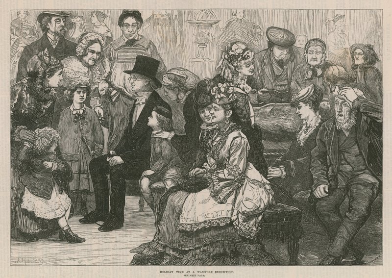 Madame Tussaud & Sons: Semestertid på en vaxutställning (gravyr) av James Macbeth