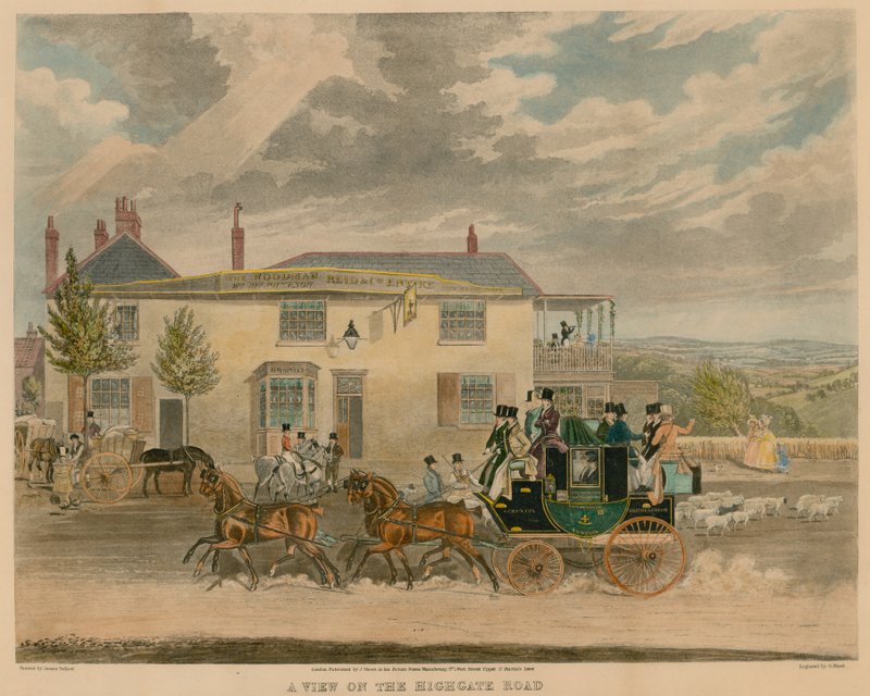 Utsikt över Highgate Road av James Pollard