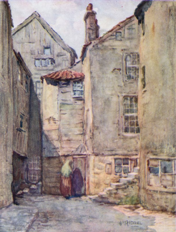 Gamla hus, College Wynd av James Riddel