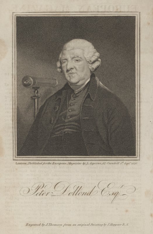 Peter Dollond Esq  av James Thomson