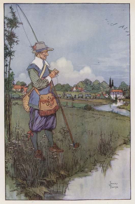 Illustration för The Compleat Angler av Izaak Walton av James Thorpe