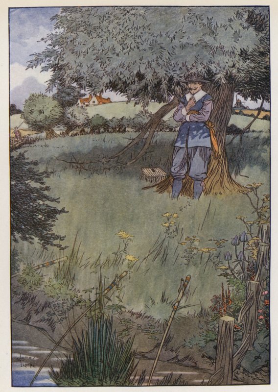 Illustration för The Compleat Angler av Izaak Walton av James Thorpe