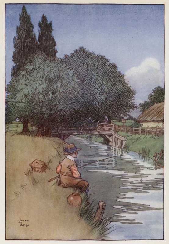 Illustration för The Compleat Angler av Izaak Walton av James Thorpe