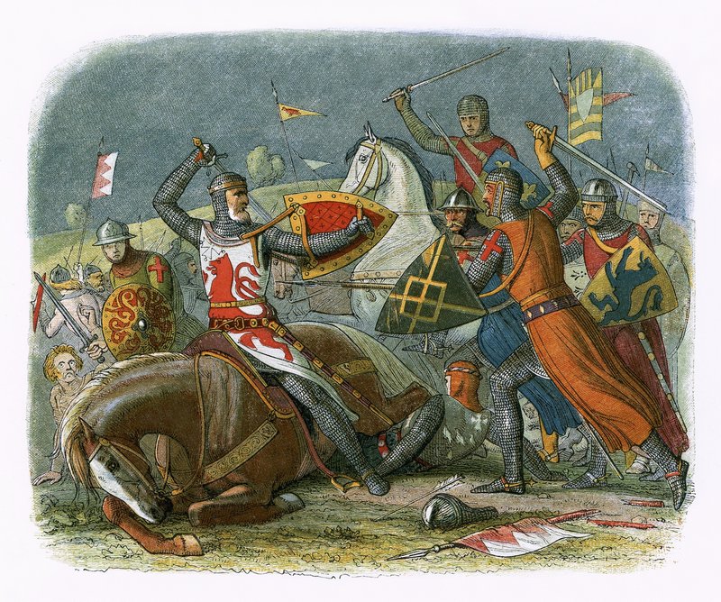 De Montforts död av James William Edmund Doyle