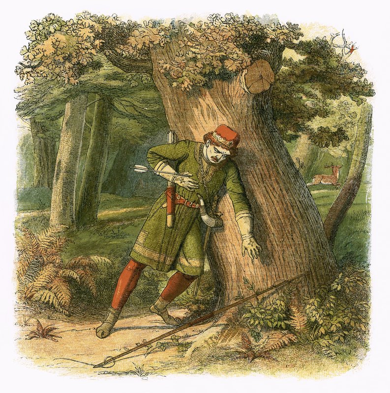 William den röde eller Rufus död av James William Edmund Doyle