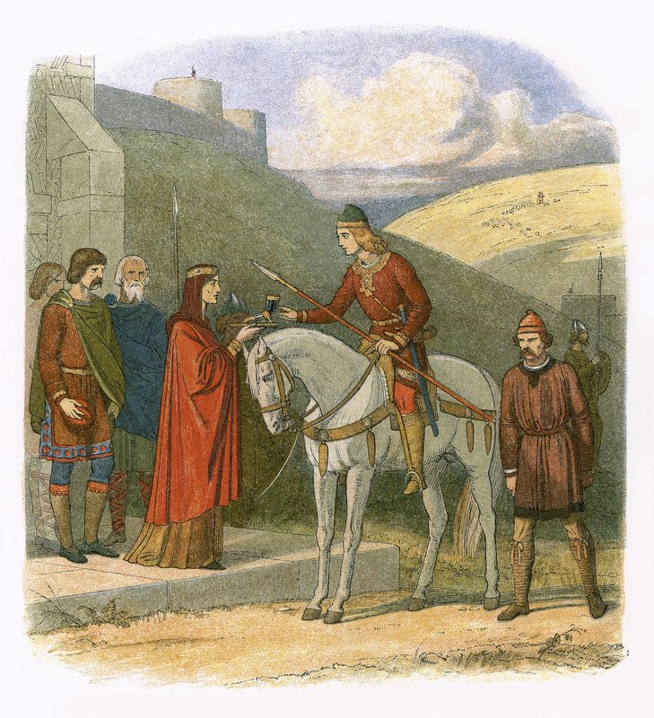 Edward mördad på Corfe av James William Edmund Doyle