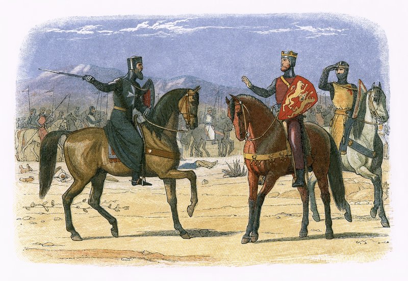 Richard och mästaren från St John av James William Edmund Doyle